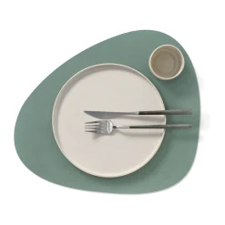 Tischset L 37x44 cm Curve Nupo pastellgrün<LINDDNA Hot