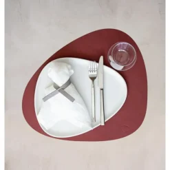 LINDDNA Weihnachten|Tischwäsche|Tischset L 37x44 cm Curve Nupo red