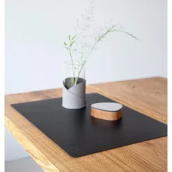 Tischset L 35x45 cm Square Bull black<LINDDNA