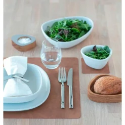 Tischset L 35x45 cm Square Nupo nature<LINDDNA Discount