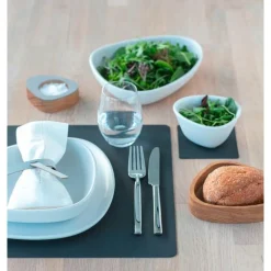 Tischset L 35x45 cm Square Nupo black<LINDDNA Discount