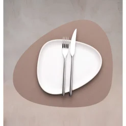 Tischset M 31x35 cm Curve Nupo clay brown<LINDDNA New