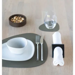 Tischset M 31x35 cm Curve Serene moss<LINDDNA Hot