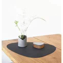 LINDDNA Tischwäsche|Tischset S 24x18 cm Curve Nupo black