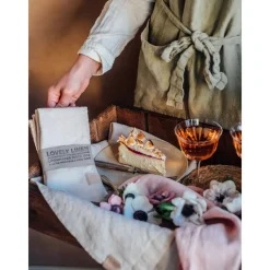 Lovely Linen Tischwäsche|Servietten 45x45 cm Lovely Vanille