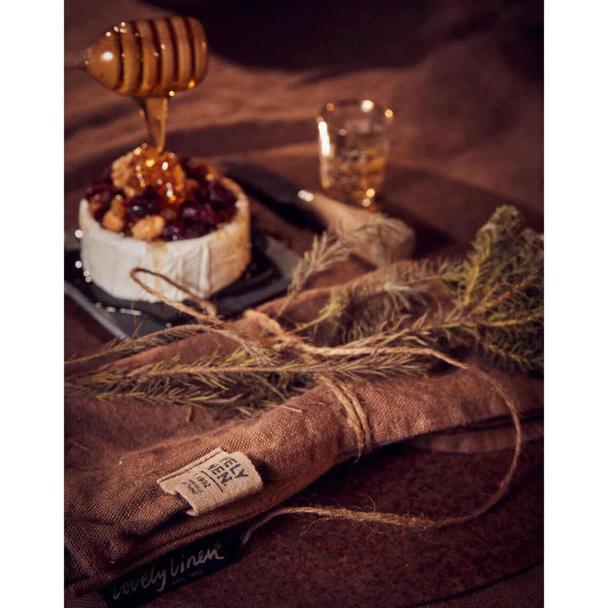 Lovely Linen Tischwäsche|Servietten 45x45 cm Lovely Almond