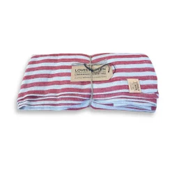 Lovely Linen Tischwäsche|Tischdecke 145x300 cm Misty Edge Real Red