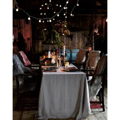 Lovely Linen Weihnachten|Tischwäsche|Tischdecke 145x250 cm Lovely Natural Beige