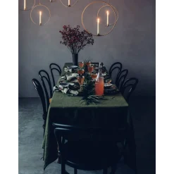 Tischdecke 100x100 cm Lovely Jeep Green<Lovely Linen Sale