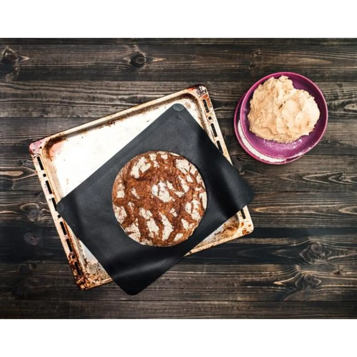 Lurch Kochwelt Entdecken|Backzubehör|Backunterlage Flexi Form schwarz 30x40 cm