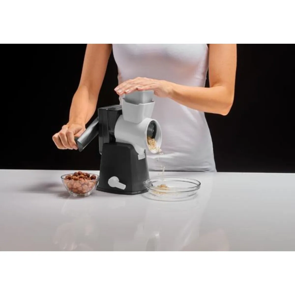 Lurch Messer & Co. Entdecken|Drehwolf Base & Soul 13,5 cm grau