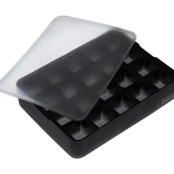 Lurch Aperitif|Silvesterparty|Eiswürfelform Würfel 3 cm Flexi-Form schwarz