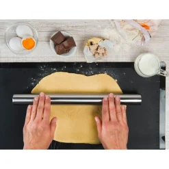 Teigrolle Edelstahl 40,5 x 3,8 cm<Lurch Online