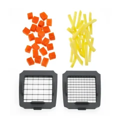 Würfel-/Stifteschneider 3-tlg. steingrau/weiß<Lurch Outlet