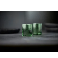Lyngby Glas Gläser Set|Messglas 2er-Set Torino grün