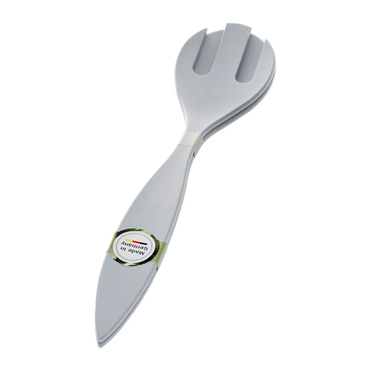 Magu Servierlöffel|Salatbesteck 30cm Natur-Design silver