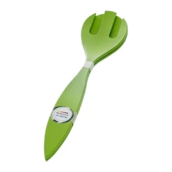Magu Servierlöffel|Messer & Co. Entdecken|Salatbesteck 30cm Natur-Design grün