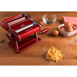 Marcato 20 Jahre Tischwelt|Weihnachten|Nudelmaschine Atlas 150 21x20x16 cm Design rot