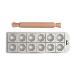 Marcato Kochwelt Entdecken|Ravioli Form rund für 12 Stück Durchmesser 55 mm