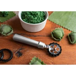 Marcato Kochwelt Entdecken|Teigrädchen Pastawheel Silber