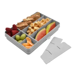 Melii Brotdosen|Snackle Box 1,37 l grau