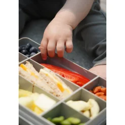 Melii Brotdosen|Snackle Box 1,37 l grau