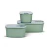 Frischhaltedose 3-tlg. EasyClip Nordic Sage<Mepal Discount