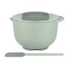 Mepal Backzubehör|Kochwelt Entdecken|Rührschüsseln Chef It 2tlg (3L+Teigschaber) nordic sage