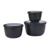 Starter Set Cirqula hoch Multibowl 3tlg. nordic black<Mepal Sale