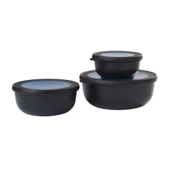 Starter Set Cirqula flach Multibowl 3tlg. nordic black<Mepal Clearance