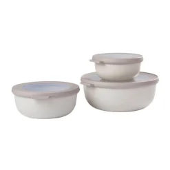 Mepal Vorratsdosen|Meal Prep|Starter-Set Multibowl 3-tlg. Cirqula Nordic White