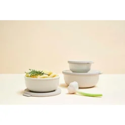Mepal Vorratsdosen|Meal Prep|Starter-Set Multibowl 3-tlg. Cirqula Nordic White