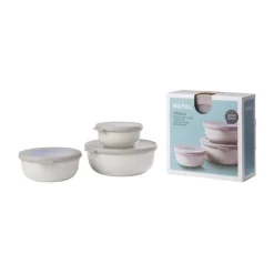 Mepal Schüsseln|Starter-Set Multibowl 3-tlg. Cirqula Nordic White