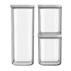 Mepal Vorratsdosen|Vorratsdose Starter-Set 3-tlg. Modula weiß