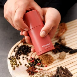 Microplane Messer & Co. Entdecken|Kräuter & Gewürze|Gewürzmühle 2in1 12 cm Speciality Lipstick Pink