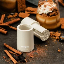 Microplane Messer & Co. Entdecken|Kräuter & Gewürze|Gewürzmühle 2in1 12 cm Speciality Cashmere Beige