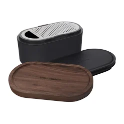 Reibe mit Auffangbehälter 3-tlg. Speciality Anthrazit<Microplane