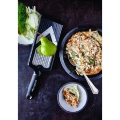 Microplane Bestseller|V-Hobel mit Julienneklingen-Einsatz 36 cm Speciality schwarz
