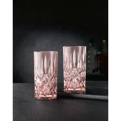 Longdrinkglas 2er-Set Noblesse Rosé<Nachtmann Online
