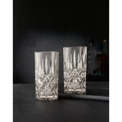 Longdrinkglas 2er-Set Noblesse Taupe<Nachtmann Clearance