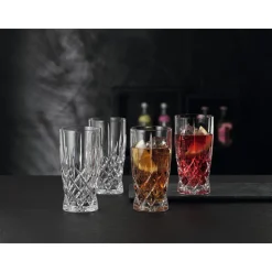 Nachtmann Gläser Set|Softdrinkglas 4er-Set Noblesse klar