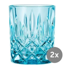 Nachtmann Whiskygläser|Whiskybecher 0,30 l 2 Stück Noblesse Fresh Colours Aqua