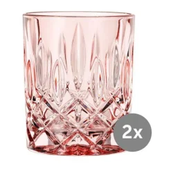 Nachtmann Whiskygläser|Whiskybecher 0,30 l 2 Stück Noblesse Fresh Colours Rosé