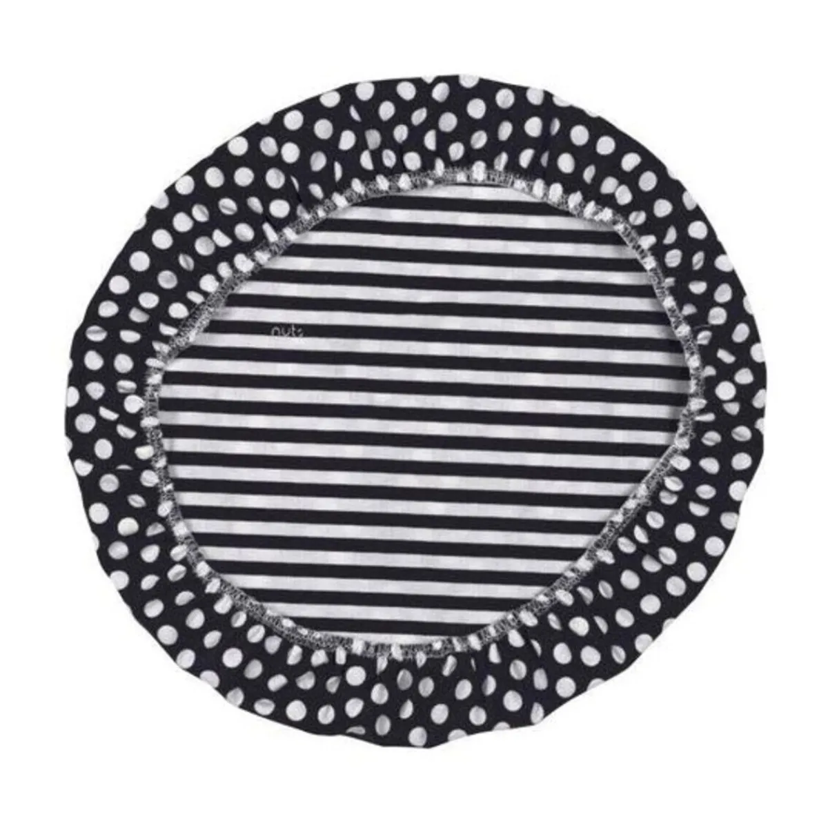 Textildeckel 3er Set schwarz/weiß gestreift unbewachst<Nuts Innovations AG Sale