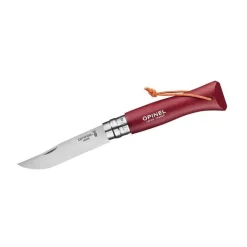 Opinel Grillen|Taschenmesser N°08 8,5 cm Baroudeur granat