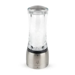 Salzmühle 16 cm Daman u'Select Edelstahl/Acryl<Peugeot Discount