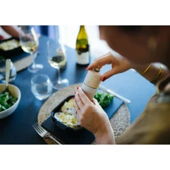 Peugeot Messer & Co. Entdecken|Kräuter & Gewürze|Salzmühle 18cm Line Aluminium/natur