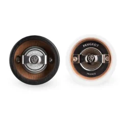 Salz-/Pfeffermühle 10,5cm Set Bistro Duo schwarz/weiss<Peugeot Best