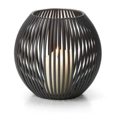 Windlicht 17 cm Louisiana anthrazit<Philippi New