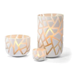 Windlicht/Vase 30 cm VAL weiß<Philippi Outlet